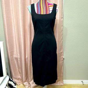 Sleeveless Black Midi Dress by Express